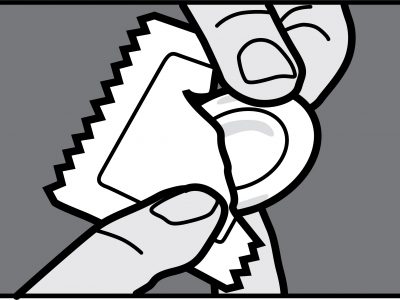 illustrated instructions on the proper use of a condom